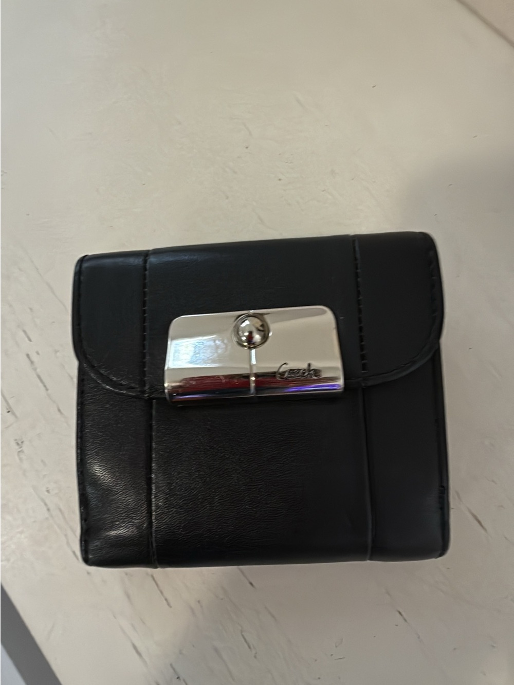 Coach black leather Kristin multiple section
Compartments wallet